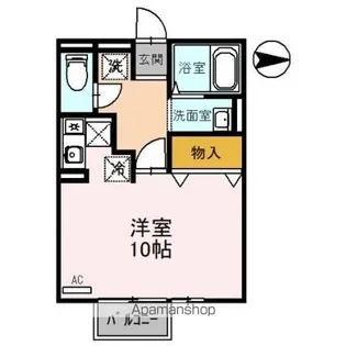 メゾン・ド・フォセ【1階】の間取り