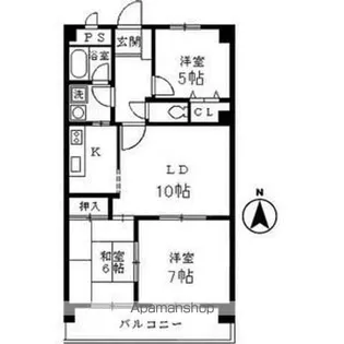ファミール一社【4階】の間取り