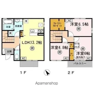 ハイマート【1階】の間取り
