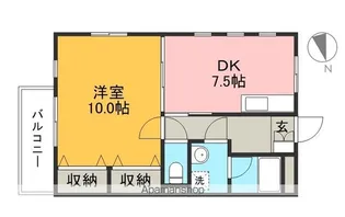 シグナルハウス【2階】の間取り