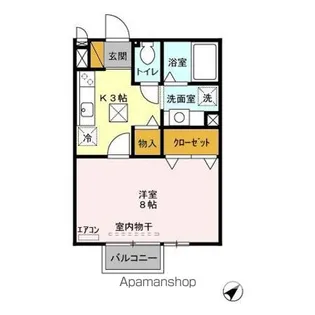 フレンドリースクエア【1階】の間取り