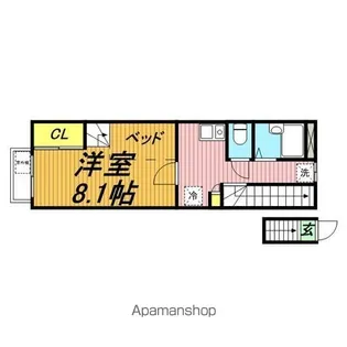 レオパレスMIDORI Ⅱ【2階】の間取り
