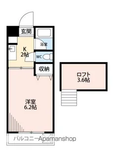 グラスヒルズ【101号室号室】の間取り