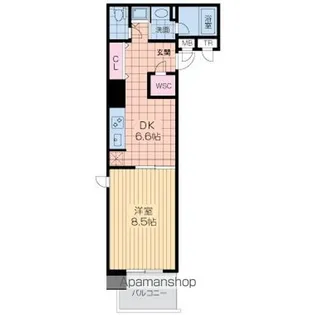 セノアタワー泉【13階】の間取り
