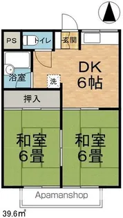 コーポマルタ【2階】の間取り