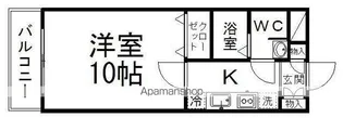 アクアコート【103号室】の間取り