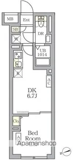 東京都杉並区天沼3丁目【マンション】の間取り