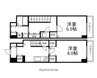KDXレジデンス南草津【13階】の間取り