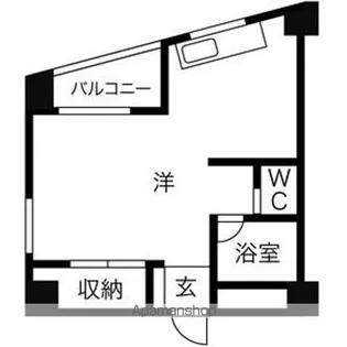 ラッフル徳川【6階】の間取り