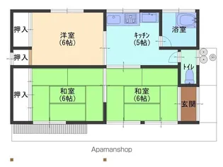 宮城県大崎市古川西館2丁目【一戸建】の間取り
