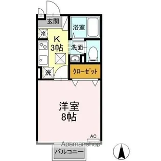 ポート・ヨコヤマ【1階】の間取り