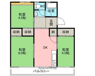 マル・アズール【2階】の間取り
