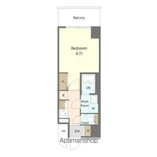 S-RESIDENCE志賀本通dearly(ディアリー)【8階】の間取り