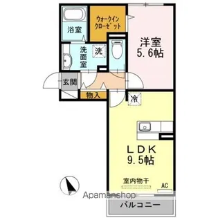 コモドカーサ【3階】の間取り