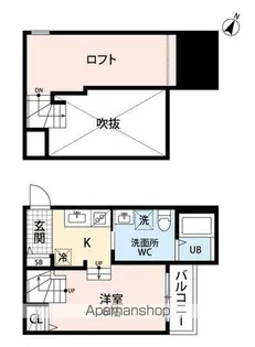 ビアンキ黒髪【203号室】の間取り
