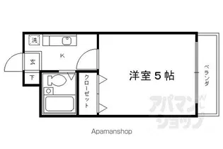 御室ガーデンハイツ【307号室】の間取り