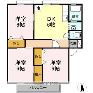 サンビレッジ立花 C棟【1階】の間取り