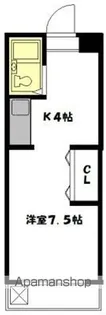 メゾンホワイト【1階】の間取り