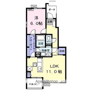 アロッジオ M Ⅱ【1階】の間取り