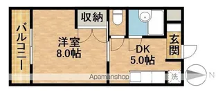 フレッシュグリーン【2階】の間取り