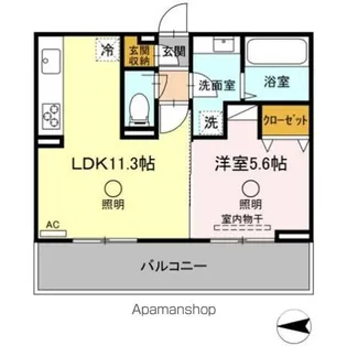 エーデル【3階】の間取り