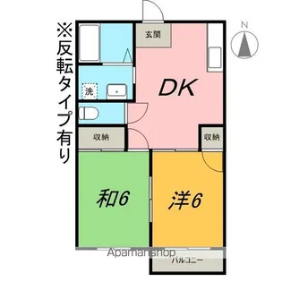 サンヴェール【203号室】の間取り