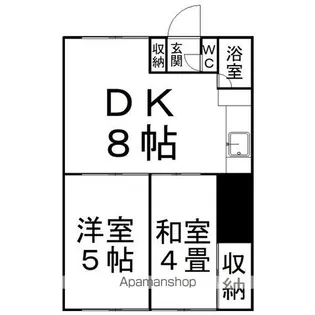 佐々木マンション【1階】の間取り