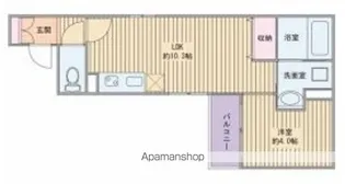 ALMO姫路駅前【5階】の間取り