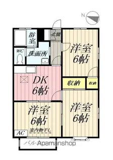 みさとガーデン【106号室】の間取り