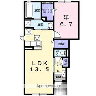 グロリアⅡ【1階】の間取り