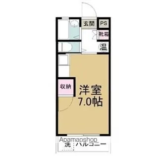 ナビオ杁中【3階】の間取り