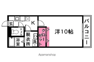 サンヒルズ長嶺【1階】の間取り