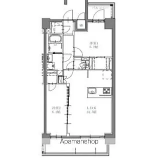 S-RESDENCE上社aureate【6階】の間取り