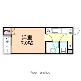 ハイ・アメニティ城東【203号室】の間取り