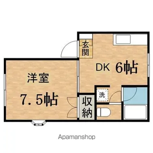第三メゾンサエキ【2階】の間取り