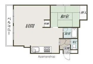 道央パークハイツ【503号室】の間取り