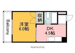 メゾン東雲Ⅰ【3階】の間取り