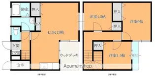 サントビクトワール浜砂【3号室】の間取り