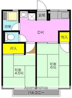 シティハイムイイヅカ【2階】の間取り