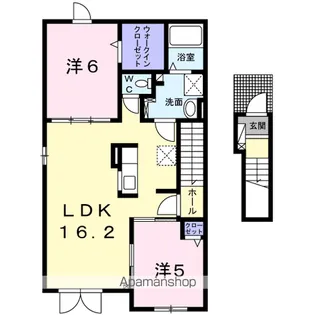 ノースヒル1【2階】の間取り