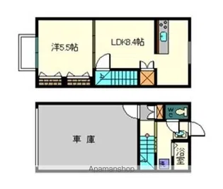 CUBE8【C号室】の間取り