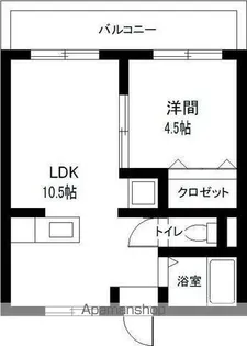 恒南コーポ【2階】の間取り