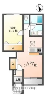 オリーヴ【1階】の間取り