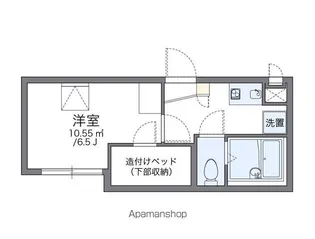 レオパレスウェリナ【2階】の間取り