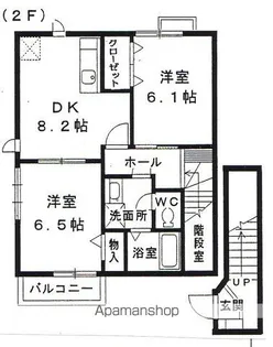 ヴィオラA【2階】の間取り