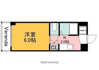 アヴニール古市橋【3階】の間取り