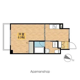 フィットエル仙台一番町【3階】の間取り