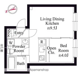 CASA PIAZZA 新蒲田【5階】の間取り