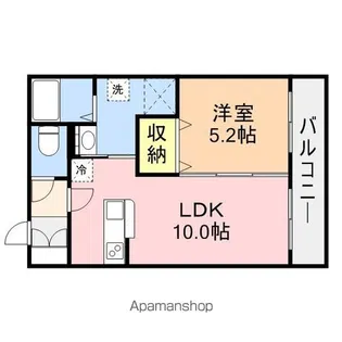 ピア旭町【1階】の間取り