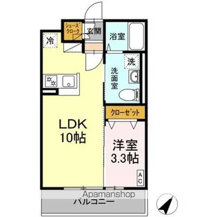BIZ STAY 弘前【1階】の間取り